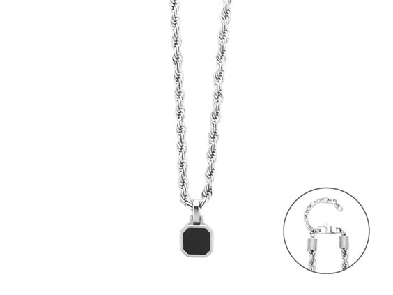Collier 4US: Cesare Paciotti Homme in Acier 4UCL8532 - 4UCL8532